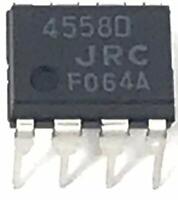 10PCS Double amplificateur opérationnel IC JRC DIP-8 NJM4558DD JRC4558DD 4558DD