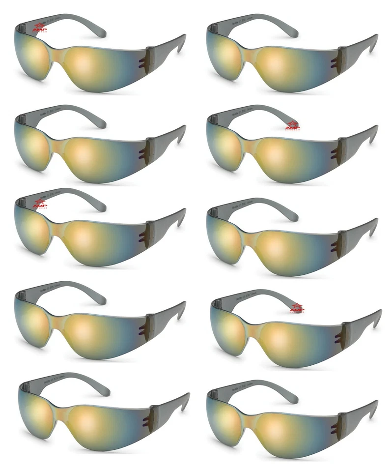 Gateway Red Mirror Starlite Safety Sun Glasses 461M