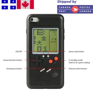 Étui GameBoy ( 26 jeux classiques) pour iPhone X/XS Ultra Protection (NOIR) - Photo 1 sur 12