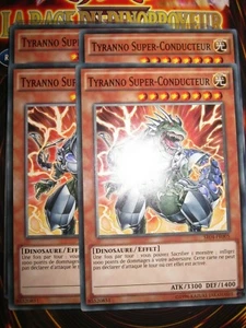 YU-GI-OH! COM PLAYSET TYRANNO SUPER-CONDUCTEUR SR04-FR005 (LOT DE 4) NEUF FR - Picture 1 of 1