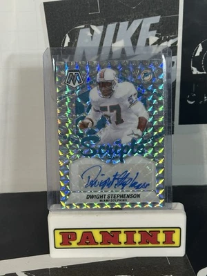 2024 Panini mosaic Scripts Auto #sc-dsn Dwight Stephenson Dolphins - Image 1 of 2
