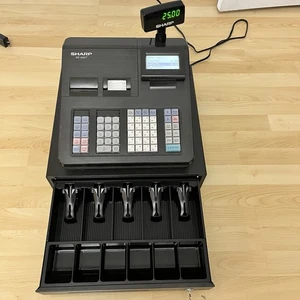 Sharp XE-A507 elektrische Registrierkasse mit Schubladenschlüssel getestet kostenloser Versand - Bild 1 von 6