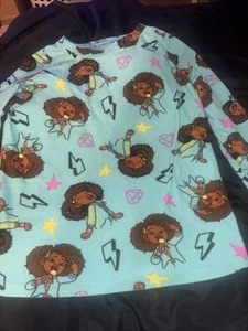 Girls Karmas World 2 Piece Pajama Set Large 10/12 - Picture 1 of 7