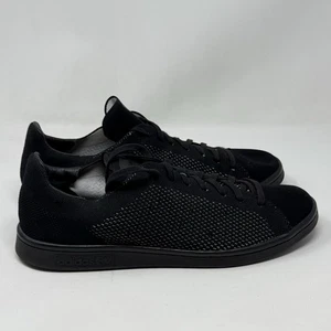 Adidas Originals Stan Smith OG Pk Primeknit Sneakers Shoes Mens 11 Triple Black - Picture 1 of 16