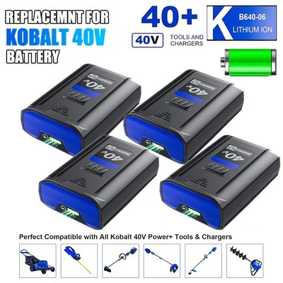 40V 6000mAh 替换锂电池 适用于 Kobalt KB440-06 KB440-03 KB540-06 — 第 1/4 张图片