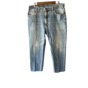 Pantalones de mezclilla Brooks Brothers para hombre talla 36x30 azul algodón real 35x26 vintage EE. UU. - Imagen 1 de 9