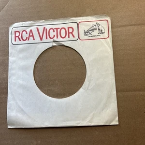 1 Company Sleeve Only Rca Victor His Master's Voice Dog Nipper - Picture 1 of 2
