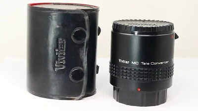 Vivitar MC Tele Converter Lens 3X-22 with Leather Case - Image 1 of 4