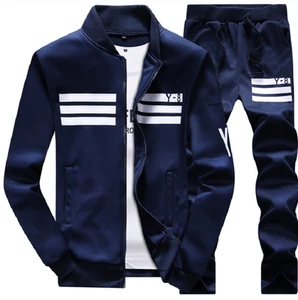 Herren Varsity Sweatshirt + Hose Track Baseball Jacke Mäntel Jogginganzüge Sportbekleidung - Bild 1 von 27