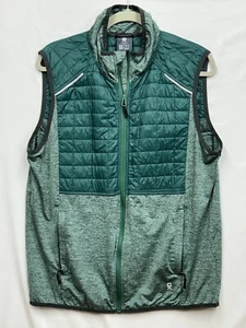 Little Donkey Andy Uomo M Softshell Gilet Trapuntato, Antivento Senza Maniche Verde - Foto 1 di 8