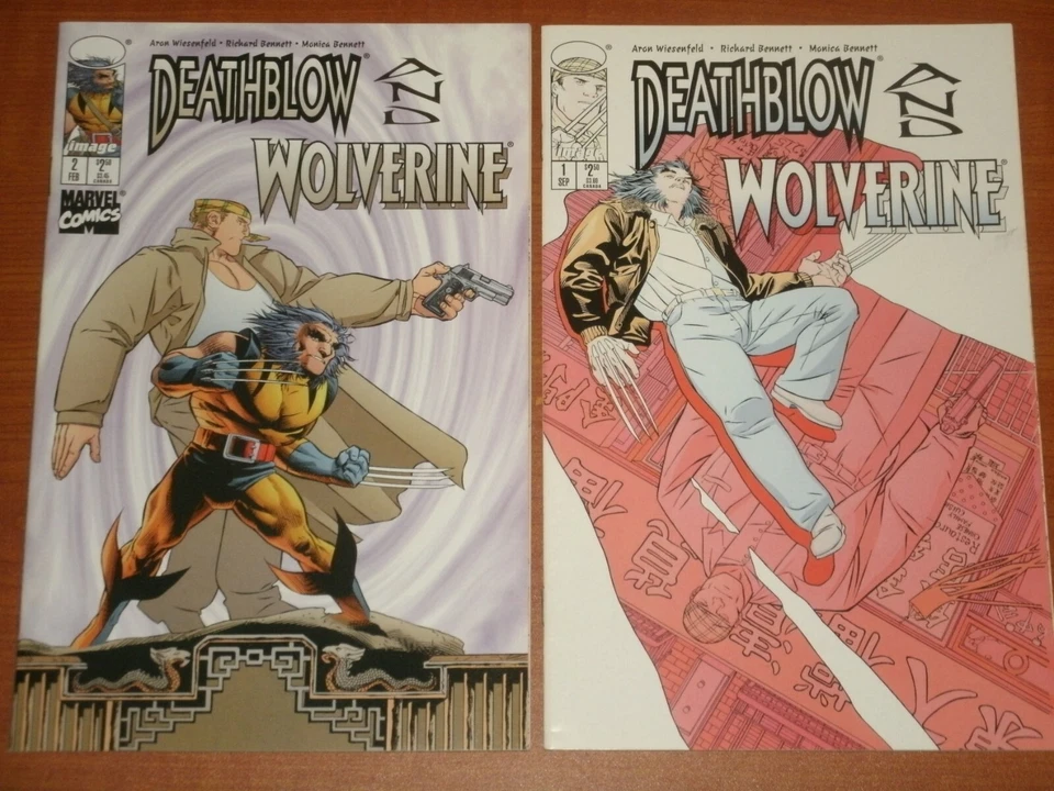 Image Comics:  DEATHBLOW And WOLVERINE #1 - #2 Complete Series 1996  - Image 1 of 1