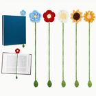 Daisy Flower Floral Pendants Handmade Crochet Book Marker  Girls