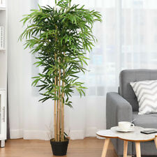 5-Feet Artificial Bamboo Silk Tree Green Indoor-Outdoor Home Decoration Planter