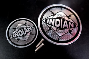 2015+ Indian Scout Rogue (par) cubierta de derby y estator grabada personalizada para motocicleta - Imagen 1 de 1