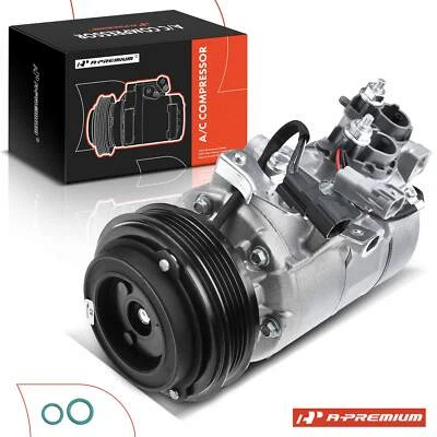 Compresor de aire acondicionado A-Premium con polea de 4 ranuras para Ford Focus 2014-2018 sedán de 2,0 L Foto 1 de 4