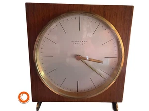 RARITÄT 1960er Junghans design Tisch Uhr Max Bill mechanisch Gong Germany - Bild 1 von 8