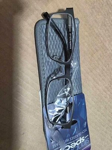 Foster Grant Simply Specs Fashion Reading Glasses W/ Case, Drew, Gunmetal, +1.25 - Picture 1 of 3