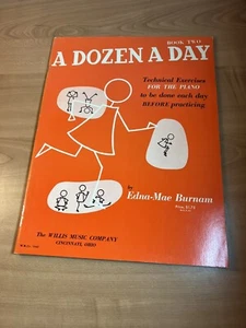 A Dozen a Day Book 2 for Early Piano Lessons Learn How to Play Willis Music 1953 - Picture 1 of 6