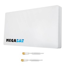 Megasat H30D4 60 Quad LNB 4 TV Teilnehmer SAT Flachantenne Fensterhalterung FLAT