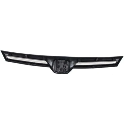 Front Black Fits 2006-2008 Honda Civic HO1200174 New Grille Assembly Painted - Image 1 of 4