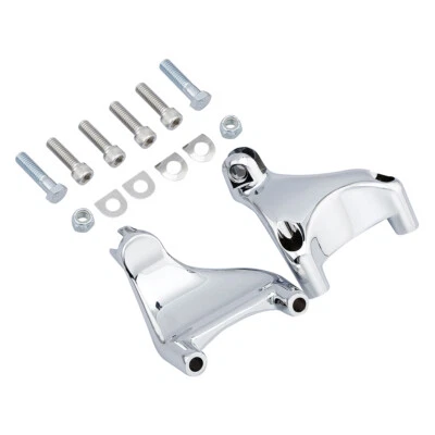 Montaje de estriberas traseras cromadas para pasajero aptas para Harley Sportster XL1200 883 04-13 Foto 1 de 4