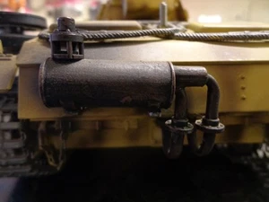 Metall ASIATAM Abgasanlage für Panzer III M 1:16 - Picture 1 of 3