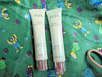PÜR 20 ml Mini 4-in-1 Correcting Primer grün gegen Rötungen  2 x 10 ml neu - Bild 1 von 2