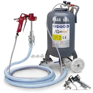 Tragbares Spritzgerät für Farbe und Putz – Robust und Zuverlässig 60L 8 Bar - Bild 1 von 8