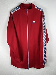 Nike Sudadera Rojo Talla M/L Hombre Men Sudadera Tracckshirt Red Light Chaqueta - Imagen 1 de 9