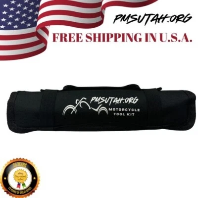 Roll Up Tool Kit Bag Kawasaki Vulcan 1500L 1600 1700 2000 700 750 800 ZX11 ZX12R - Image 1 of 4