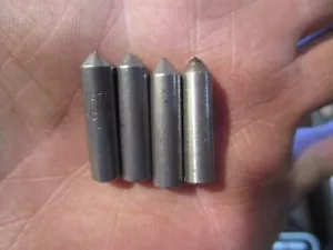 (4) NOS Permattach 1/4" Shank X 1" Diamond Tip Wheel Dressers USA BLOWOUT PRICE - Picture 1 of 5
