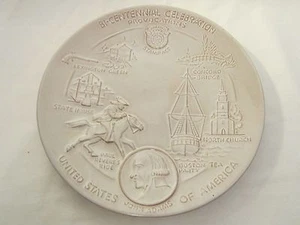 Piatto FRANKOMA Sabbia Bianca 8+" 1972 FESTA BICENTENARIO Provocazioni [Z170] - Foto 1 di 2