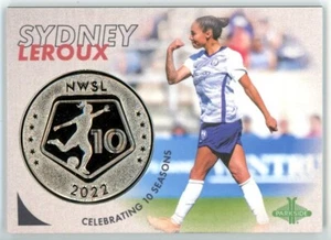 2022 Parkside Paramount NWSL 10 Anniversary Coin #CR23 Sydney Leroux Orlando - Picture 1 of 2