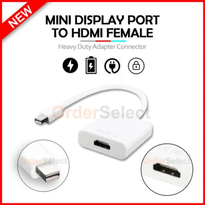 Mini DisplayPort Thunderbolt To HDMI Adapter For Microsoft Surface Pro 1 2 3 4 - Image 1 of 4