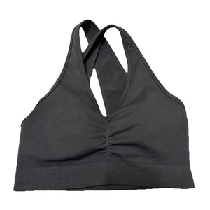 Sujetador deportivo gris Alphalete Amplify espalda deportiva nómada talla pequeña - Imagen 1 de 7