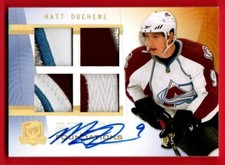 2009-10 THE CUP FOUNDATIONS MATT DUCHENE ROOKIE SICK QUAD PATCH AUTO RC #1/5 WOW