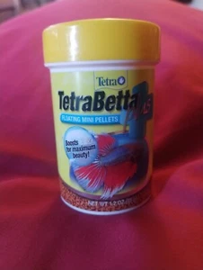 Tetra TetraBeta Plus Floating Mini Pellets BETTA FISH FOOD Color Boosting - Picture 1 of 7