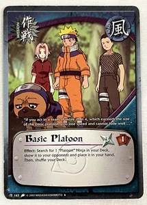 Naruto CCG - #163 - Basic Platoon - 1st Edition - Uncommon - Bild 1 von 2