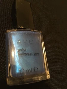 Avon Cosmetics Gold Nail Wear Pro colour Blue - Picture 1 of 2