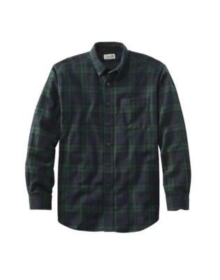Camisa de franela escocesa a cuadros vintage LL Bean para hombre ajuste tradicional 228061 grande Y2K Foto 1 de 4