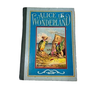Vintage Alice's Adventures In Wonderland Lewis Carroll McLoughlin Bros 1920s - Picture 1 of 23