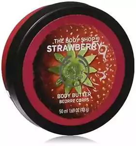The Body Shop Burro Corpo alla Fragola (1,69 oz) Cura della Pelle Nutriente e Idratante - Foto 1 di 1