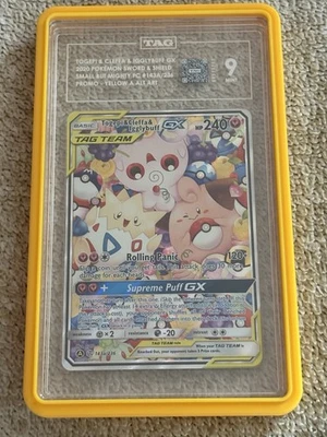 Pokemon TCG Togepi Cleffa Igglybuff GX Card 143a/236 Mint TAG 9 - Image 1 of 2