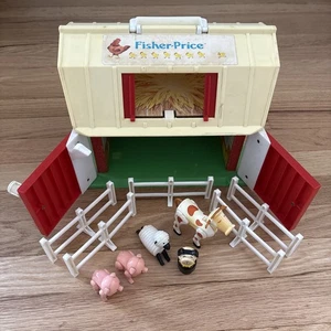 Fisher Price Little People Farm With Barn + Animals and Fence - Picture 1 of 11