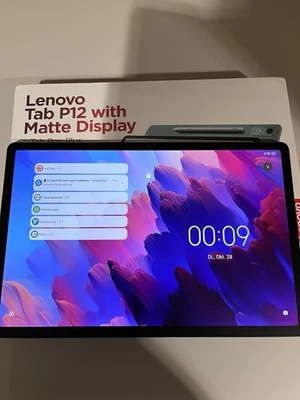 Lenovo Tab P12 128GB, Wi-Fi, 12,7 Zoll - Storm Grey - Bild 1 von 3