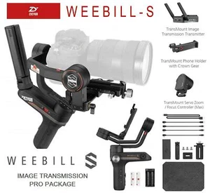 Zhiyun Weebill S Image Transmission Follow focus 3-Axis Gimbal Stabilizer Combo - Picture 1 of 12