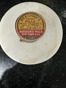 UNOPENED BOX BEECHAM'S PATENT PILLS NEW YORK, NY - Picture 1 of 4