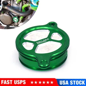 Tapas de cubierta de filtro de aceite CNC Billet para KX450F KXF450 2006-2015 KLX450R 2008-2015 - Imagen 1 de 6