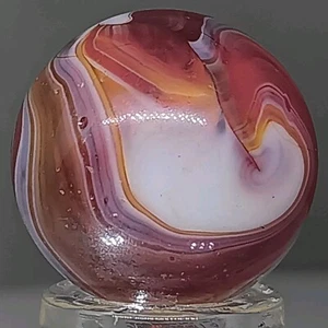 Vintage Akro Slag Marble .61 Inches Near-Mint Condition Combined Shipping - Picture 1 of 21