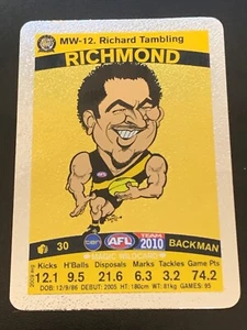 2010 Teamcoach Magic Wildcard MW-12 Richard Tambling Richmond  - Bild 1 von 2